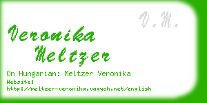 veronika meltzer business card